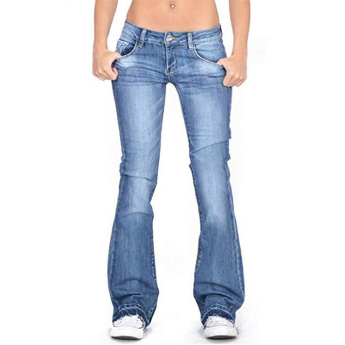 casual denim flare jeans 8