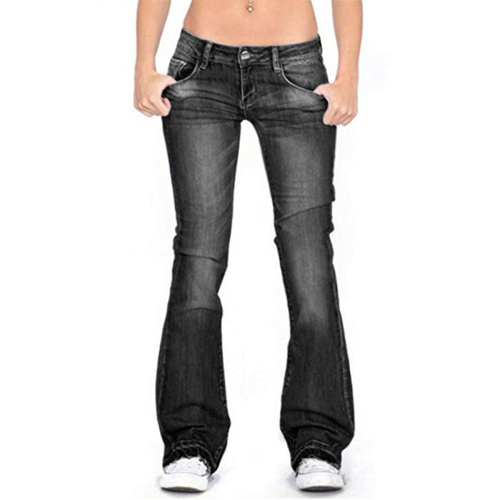 casual denim flare jeans5 8