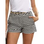 casual mid waist shorts4