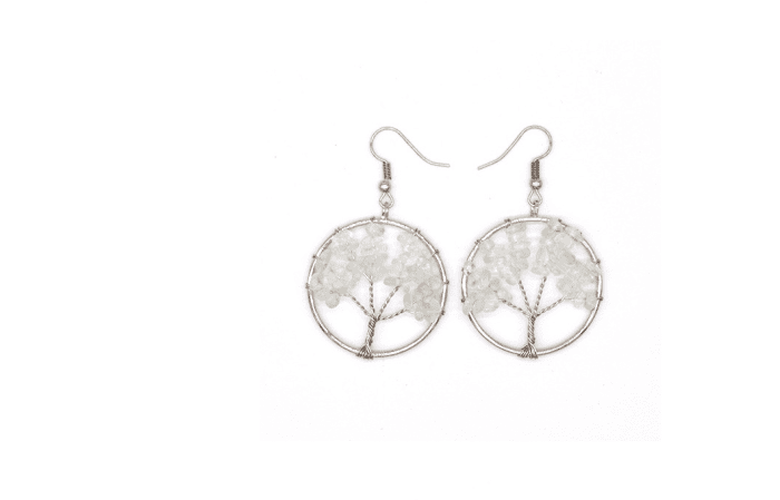 crystal stone wishing tree earrings1 1