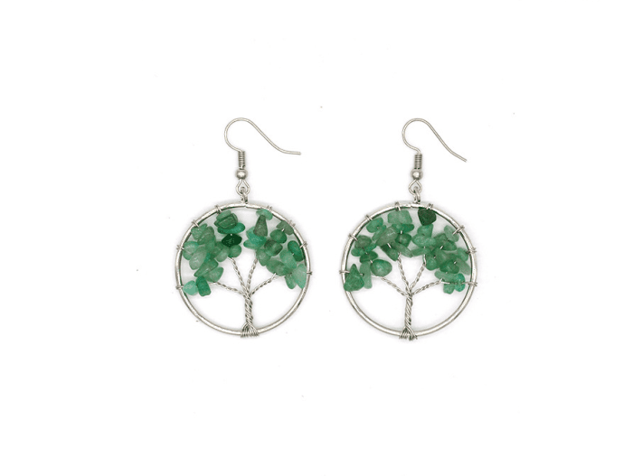 crystal stone wishing tree earrings4 1