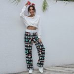 drawstring christmas snowflake pants1 6