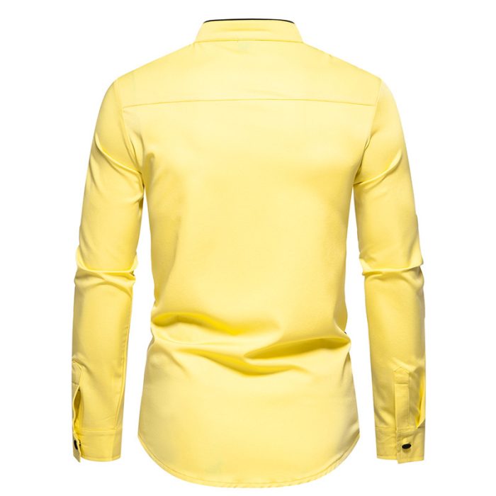 european mens clothing casual long sleeve49