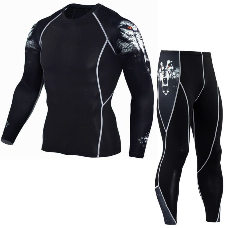 printed long sleeve gym suit6