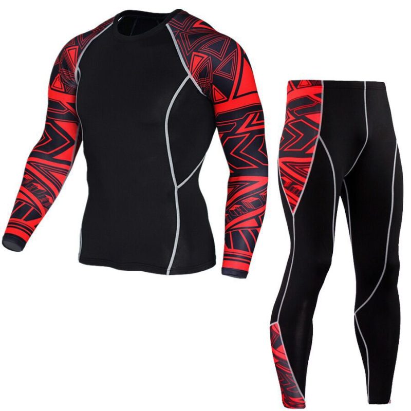 printed long sleeve gym suit9 6