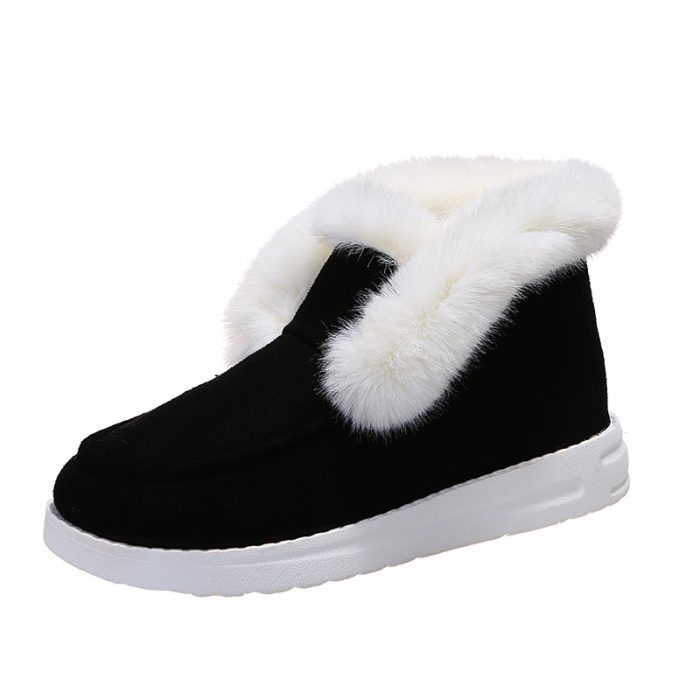 warm winter plush fur ankle boots48