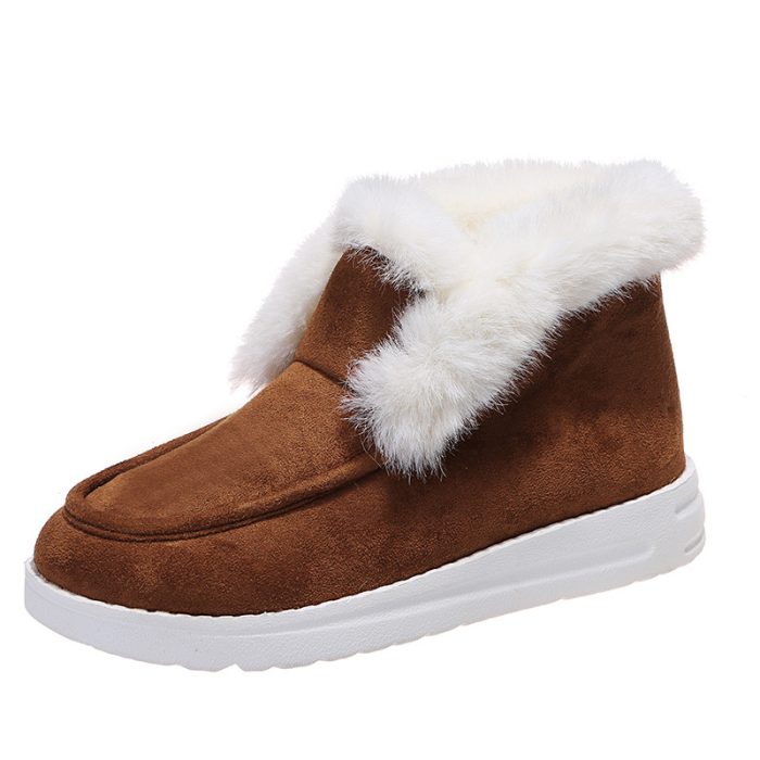 warm winter plush fur ankle boots6be