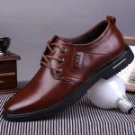 06mens fashion casual leather soft sole shoes 1