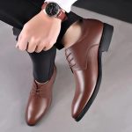 8bcasual business formal wear leather shoes