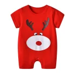 Breathable cotton summer baby outfit