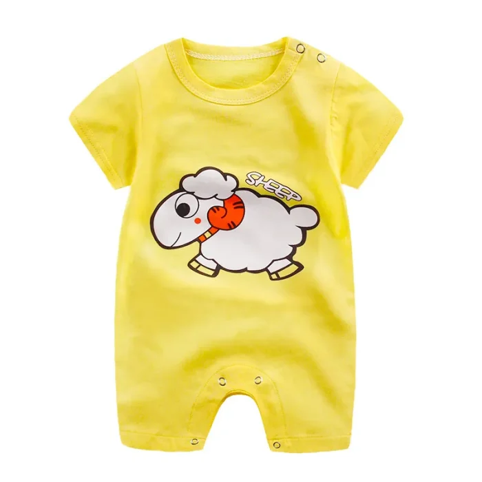 Cotton baby romper for summer