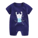 Cotton baby sunsuit onesie
