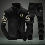 casual long sleeved trousers two piece suit0 7