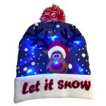 christmas knitted beanie with lights0d1