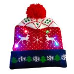 christmas knitted beanie with lights3f5 1