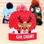 christmas knitted beanie with lights7e42