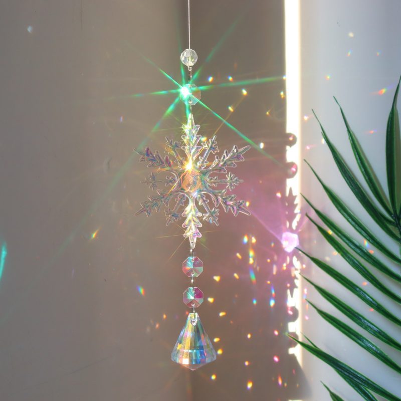 christmas snowflake crystal sun catcher20