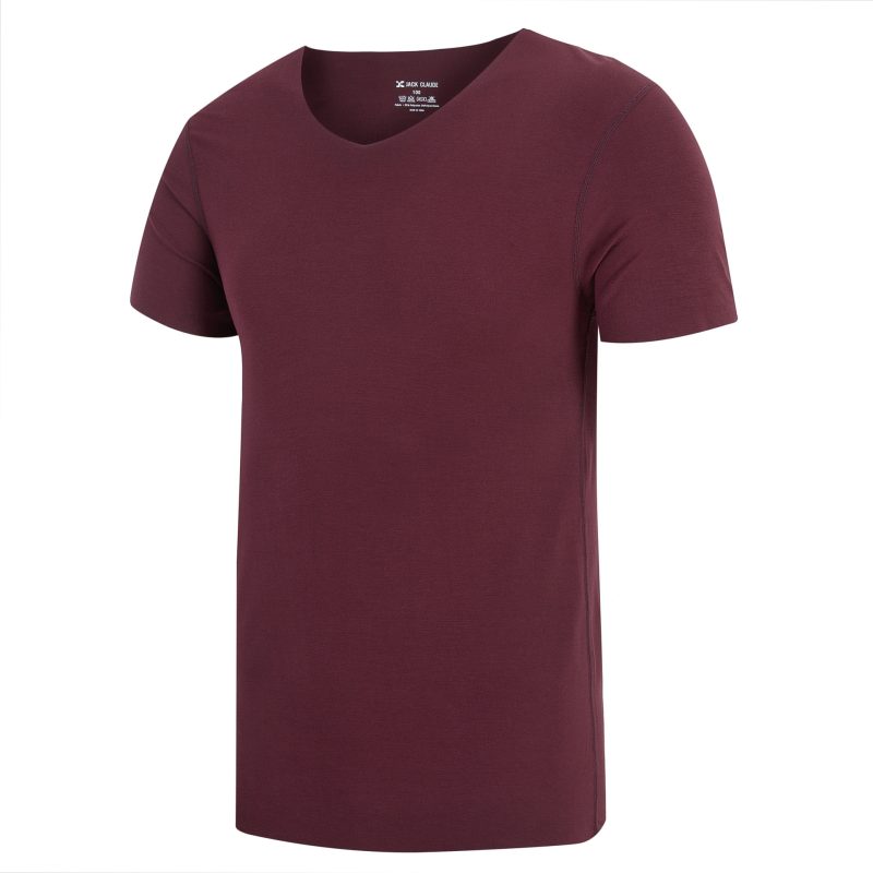 cut half sleeved solid color t shirts 4