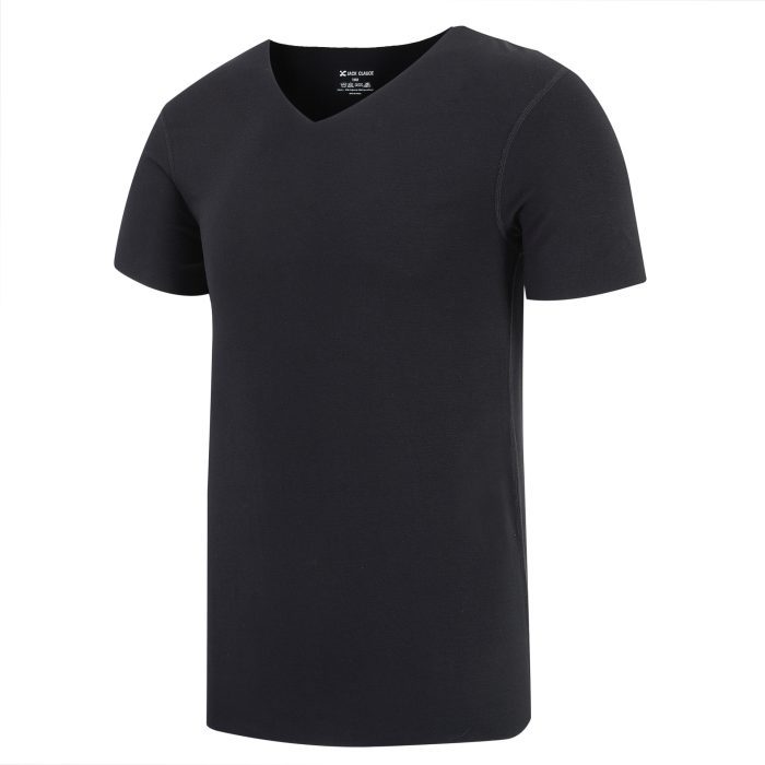 cut half sleeved solid color t shirts5 3