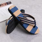 fashion men summer stripe flip flops0 6