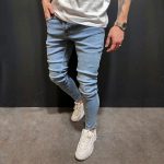 Fashion Trend Blue Denim Jeans