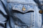 mens denim cotton casual slim jacket8f7