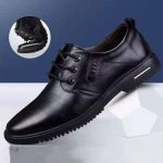 mens fashion casual leather soft sole shoesaac