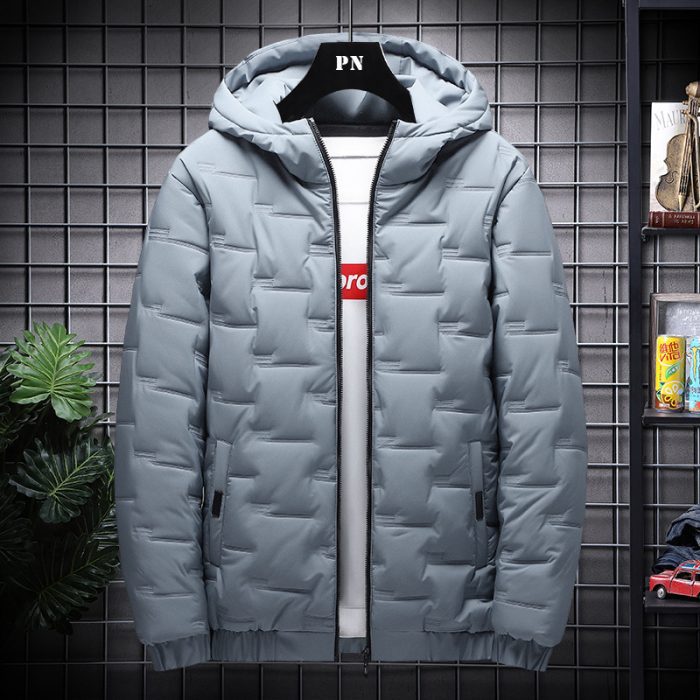 mens jacket short warm hooded cotton jacket men7 6