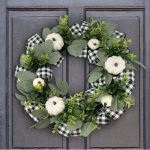 naturathanksgiving pumpkin wreath51l pine christmas wreath with frost for festive charm11 10