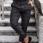 Plaid Print Pant