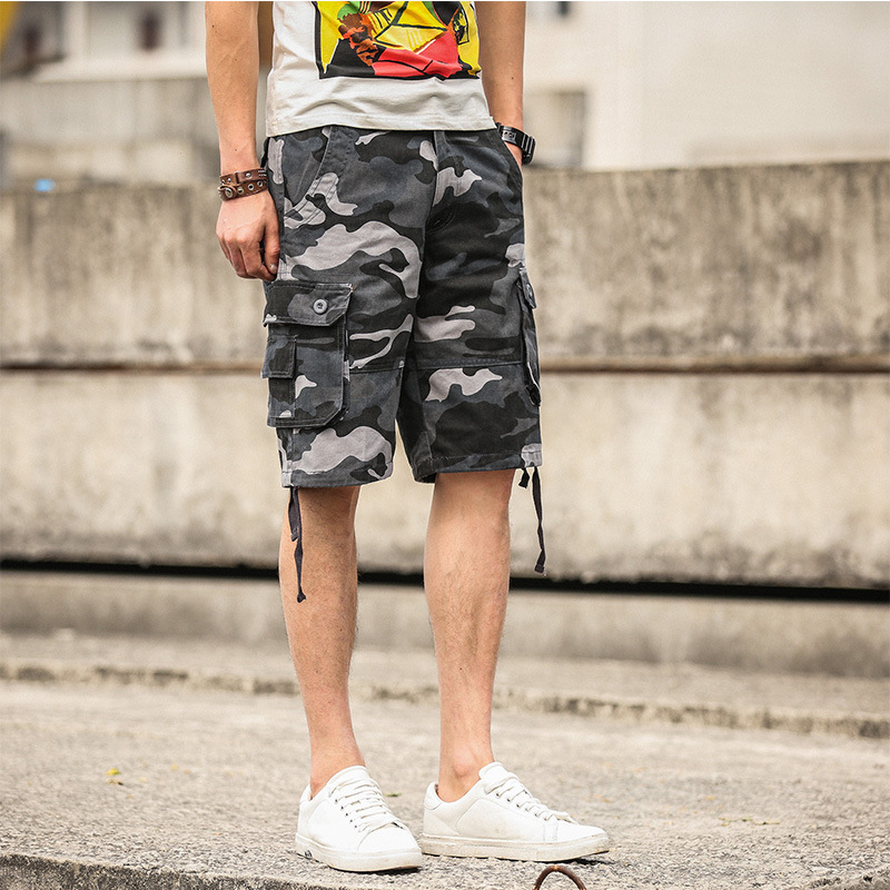shorts summer men multi pocket shorts0 11