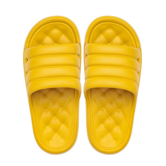 solid color thick soled non slip slippers for men 6