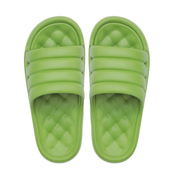 solid color thick soled non slip slippers for men418 6