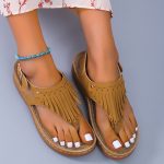 stylish roman thong wedge sandals26f0