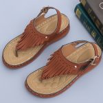 stylish roman thong wedge sandals6 10