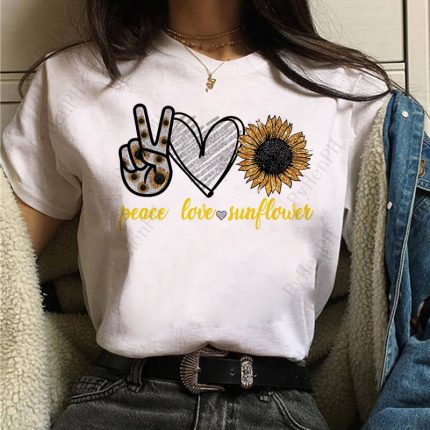 trendy white short sleeve t shirte 7