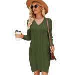 twisted basic knitted dress 5