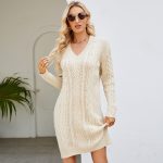 twisted basic knitted dress8 5