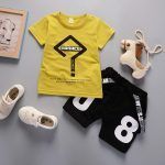 Baby Boy Short Sleeve Outfit Set