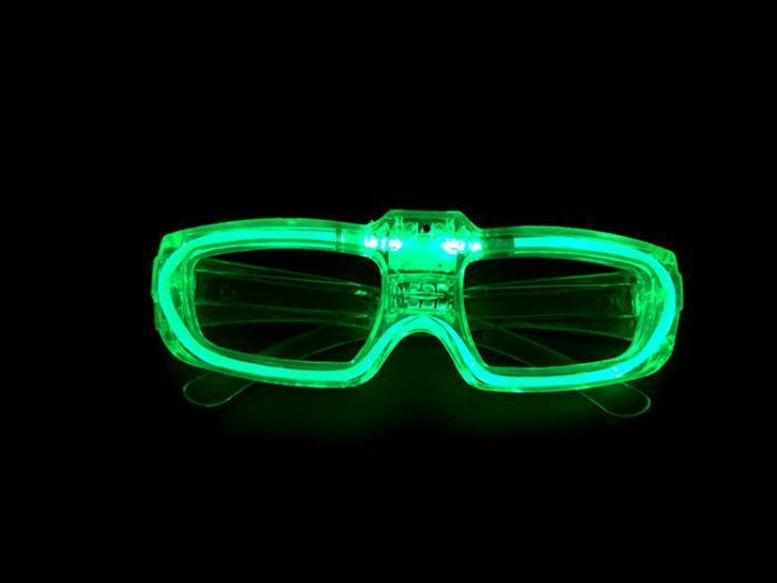 Rechargeable LED Glasses for Nightclub Events and Parties
