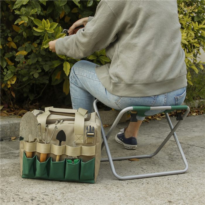 Compact Garden Seat for Convenient Use