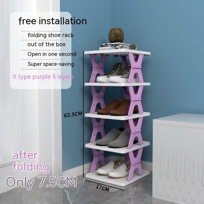 No-Assembly Shoe Organizer
