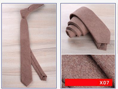 Printed Wool Ties for Formal Wear