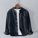 Breathable Cotton Long-Sleeve Shirt