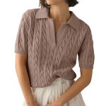 Casual Short-sleeved Sweater for Women