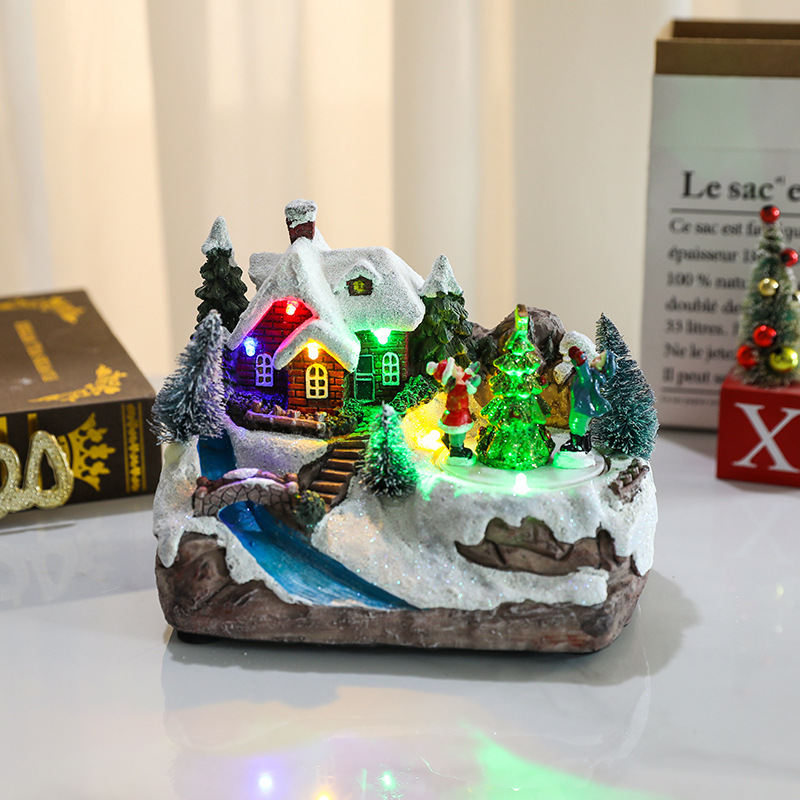 Rotating Christmas Music Box