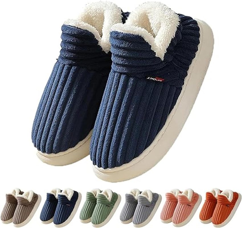 Relaxed Fit Cotton Slippers