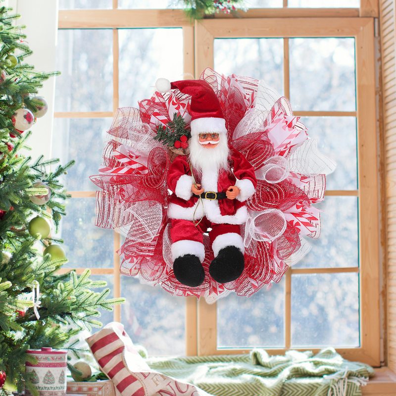 Decorative Red Christmas Garland