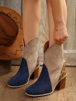 Pointed Toe Knee High Boots