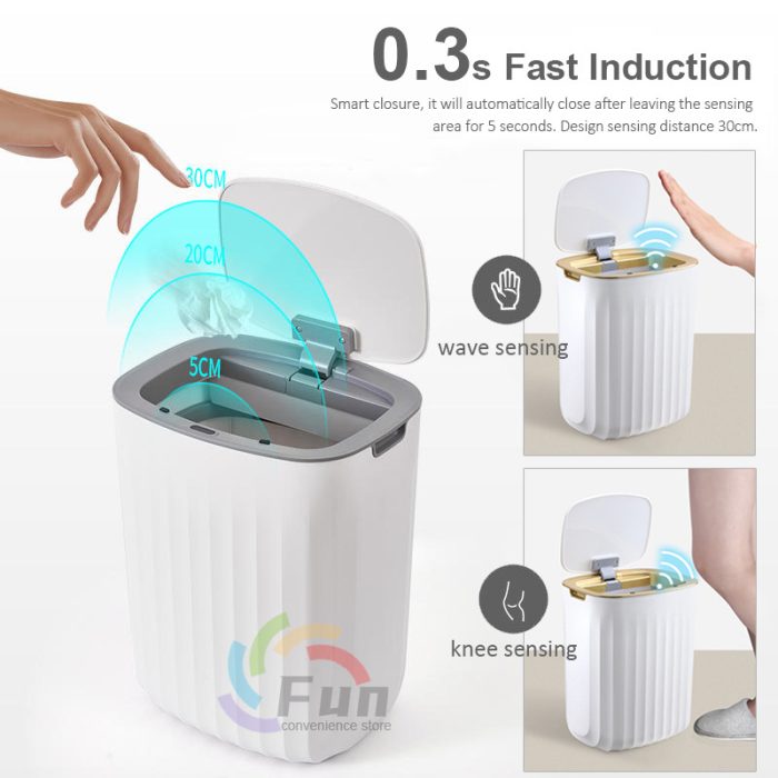 Multifunctional Trash Bin with Lid